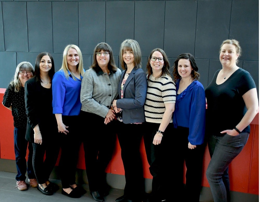 Marlene Coulter, Seyra Kraal, Michelle DeHaan, Deb Iler, Lisa Kessig, Victoria Lehmann, Jenn Gervais, Gillian McKenzie-Yorke