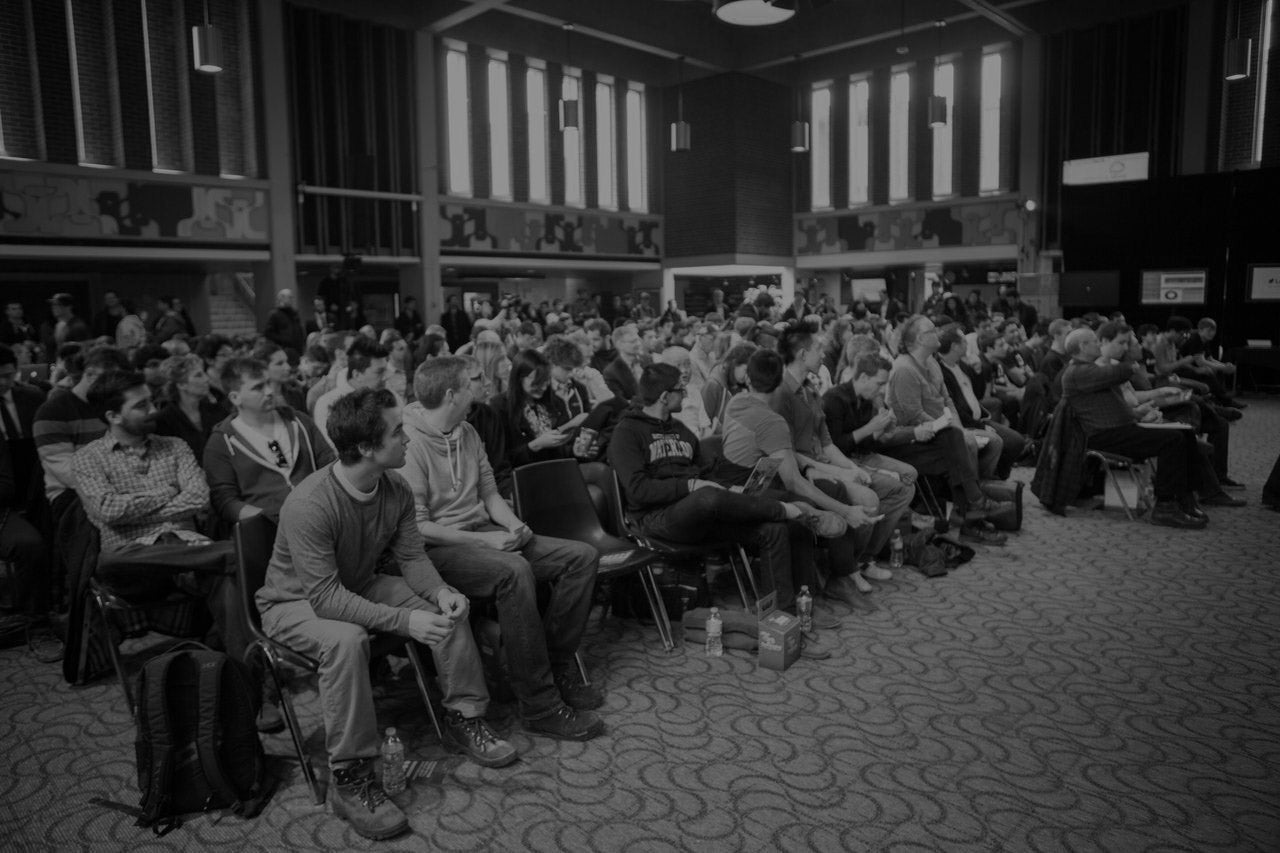 The audience at the Velocity Fund Finals.