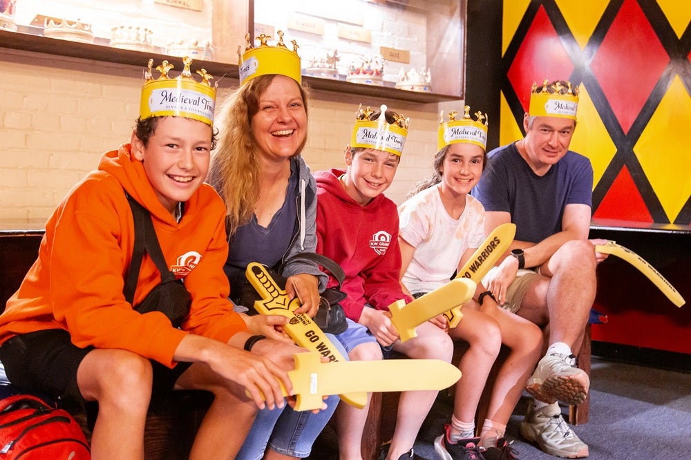 Alumni enjoy the fanfare with family 
