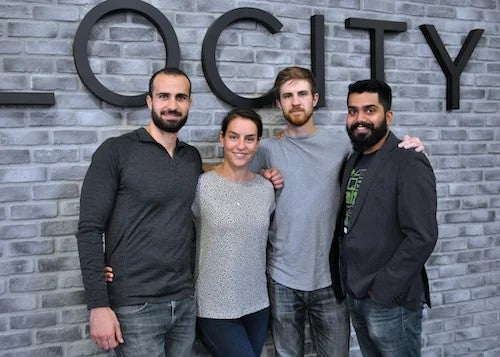 The four Voltera co-founders.