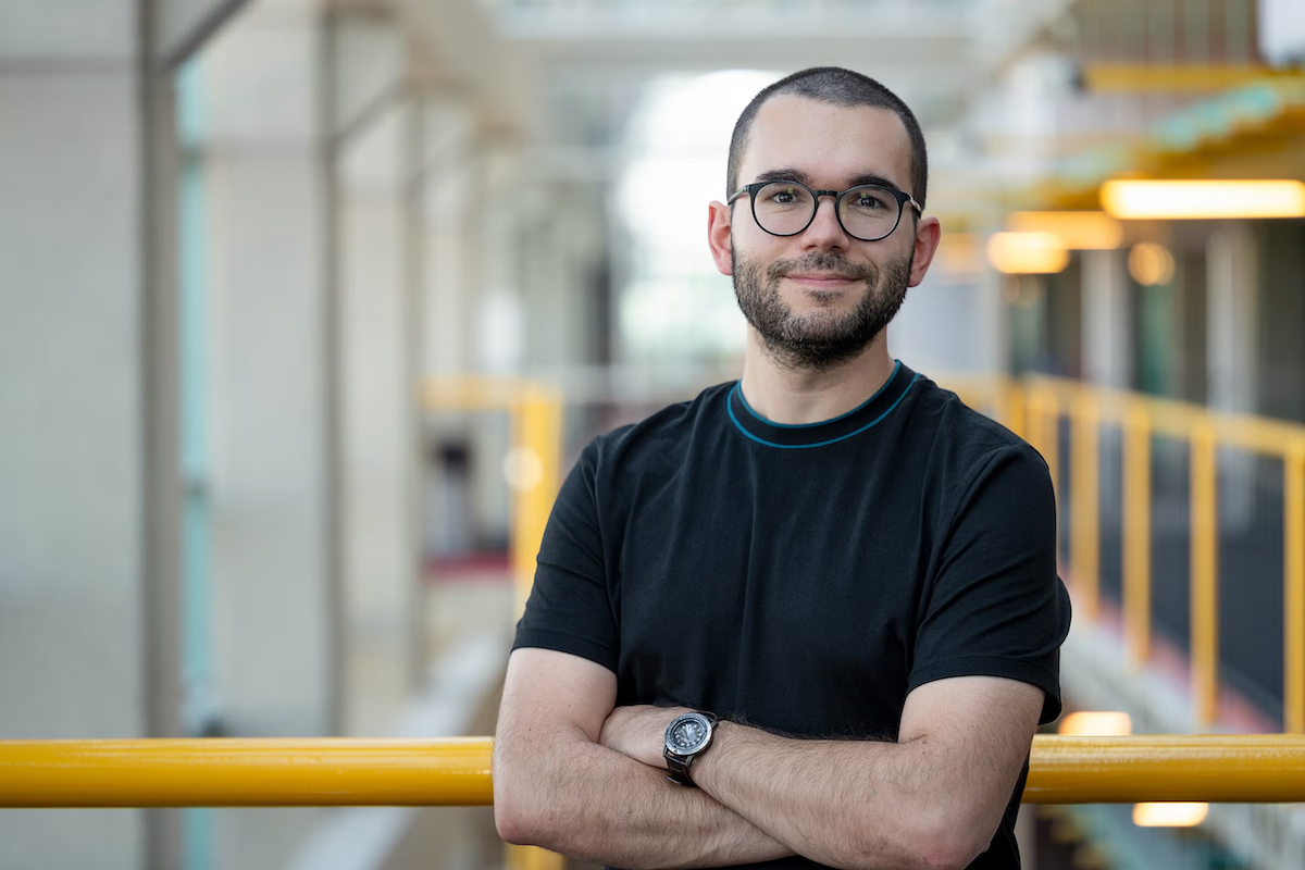 Professor Diogo Barradas in the Davis Centre.