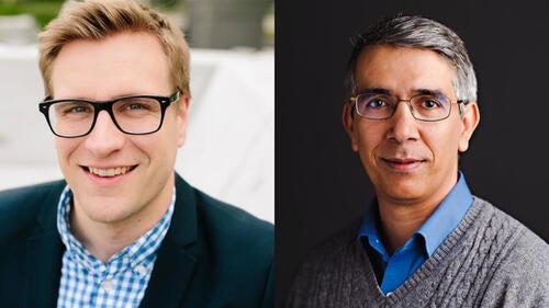 Nathaniel Stevens from the Department of Statistics and Actuarial Science and Mohammad Kohandel from the Department of Applied Mathematics