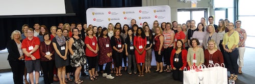 A group photo of United Way Campaign committee members and volunteers.