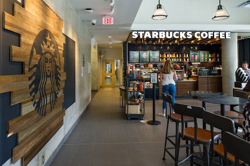 The Science Teaching Complex Starbucks location.