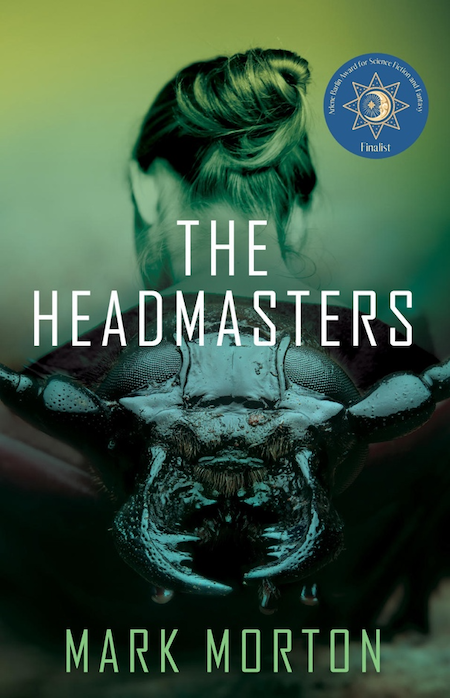 The cover of Mark Morton's sci-fi novel "The Headmasters" 