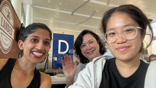 (L-r) Dr. Shawna Pandya, Deborah Currie of Shad Canada and Olivia Ye.