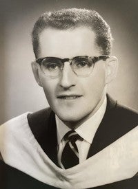 Paul Condon as a younger man.