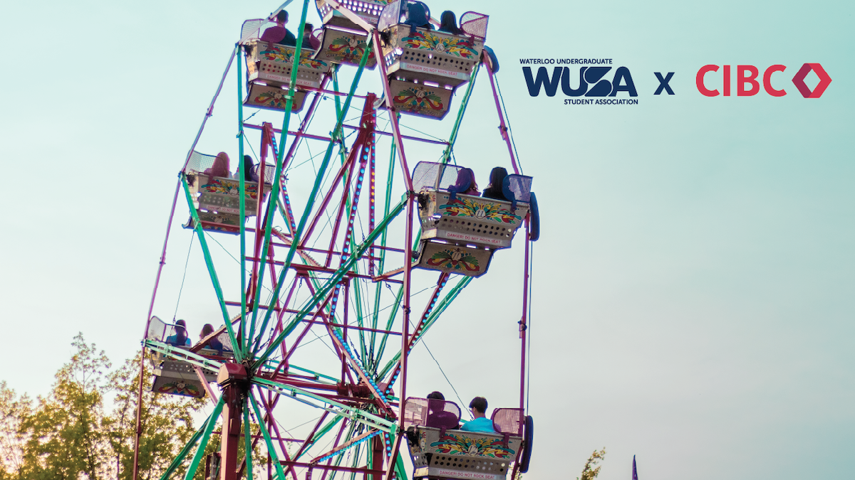 WUSA Carnival graphic showing a Ferris Wheel, the WUSA and CIBC logos.