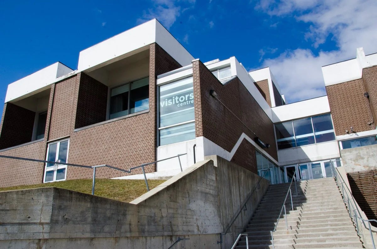 The Visitors Centre in South Campus Hall - now temporarily relocated to Needles Hall.