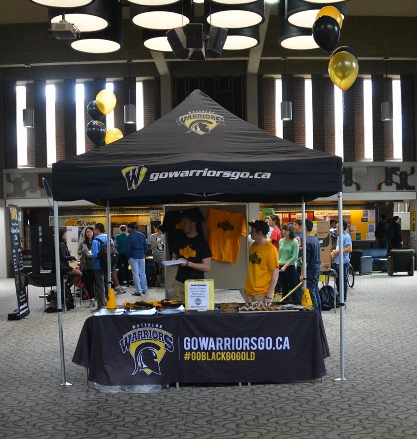 The Athletics and Recreation Open House in the SLC Great Hall.