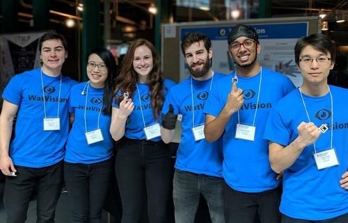 The WatVision student design team.