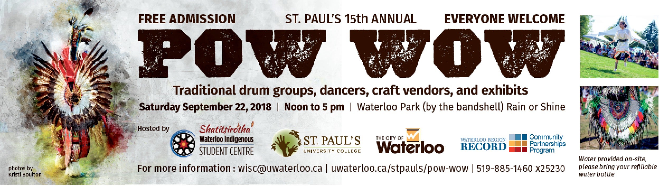 St. Paul's Pow Wow banner