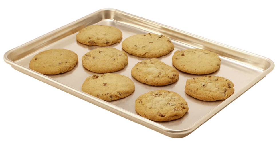 A plate of cookies.