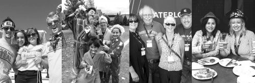 A banner collage with Reunion events.