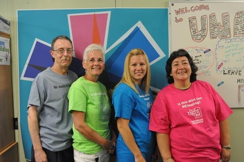 Larry Marks, Elizabeth Breen, Gwen teBoekhorst, Mercedes Perez.