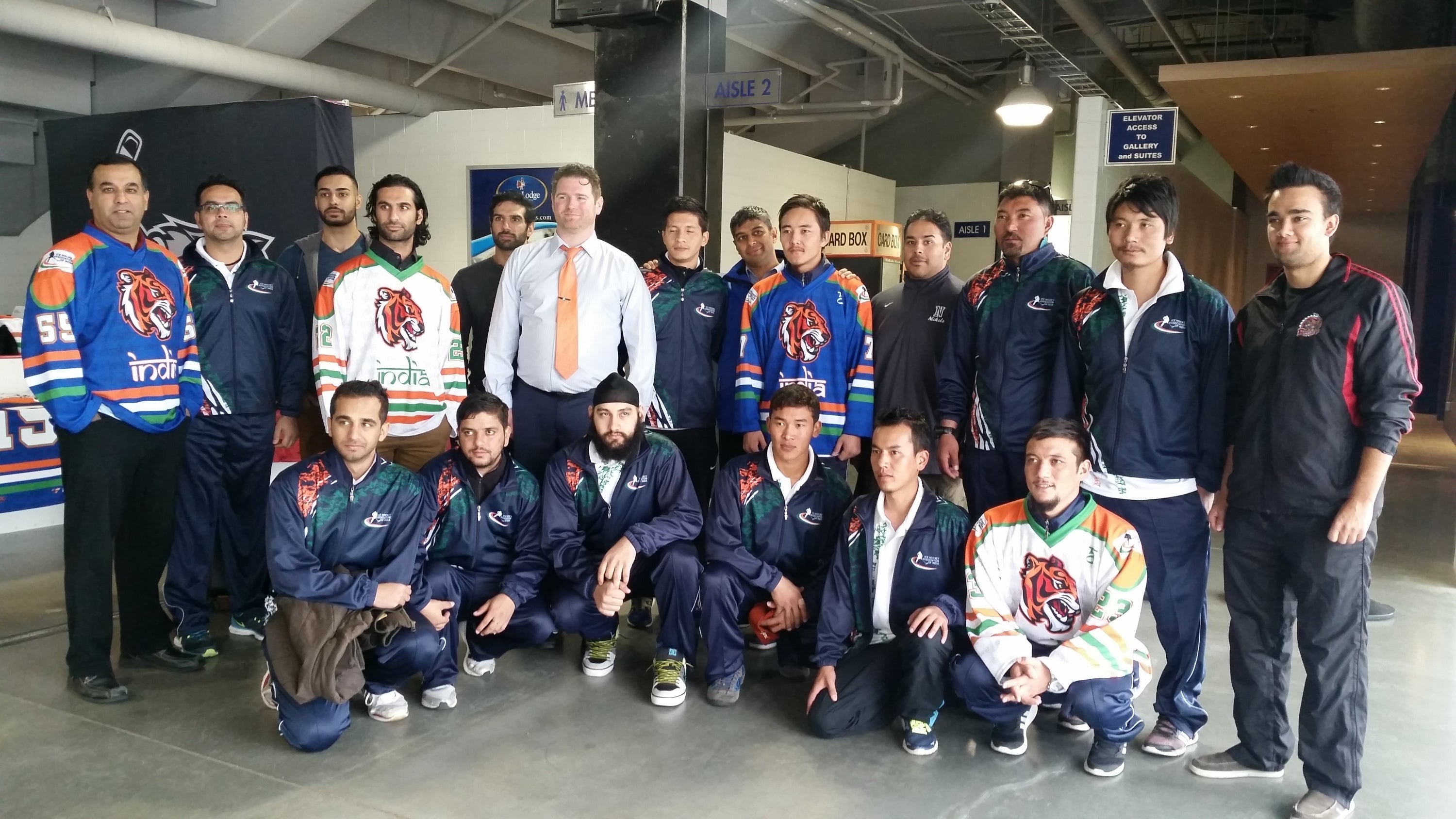 India's National Ice Hockey Team.