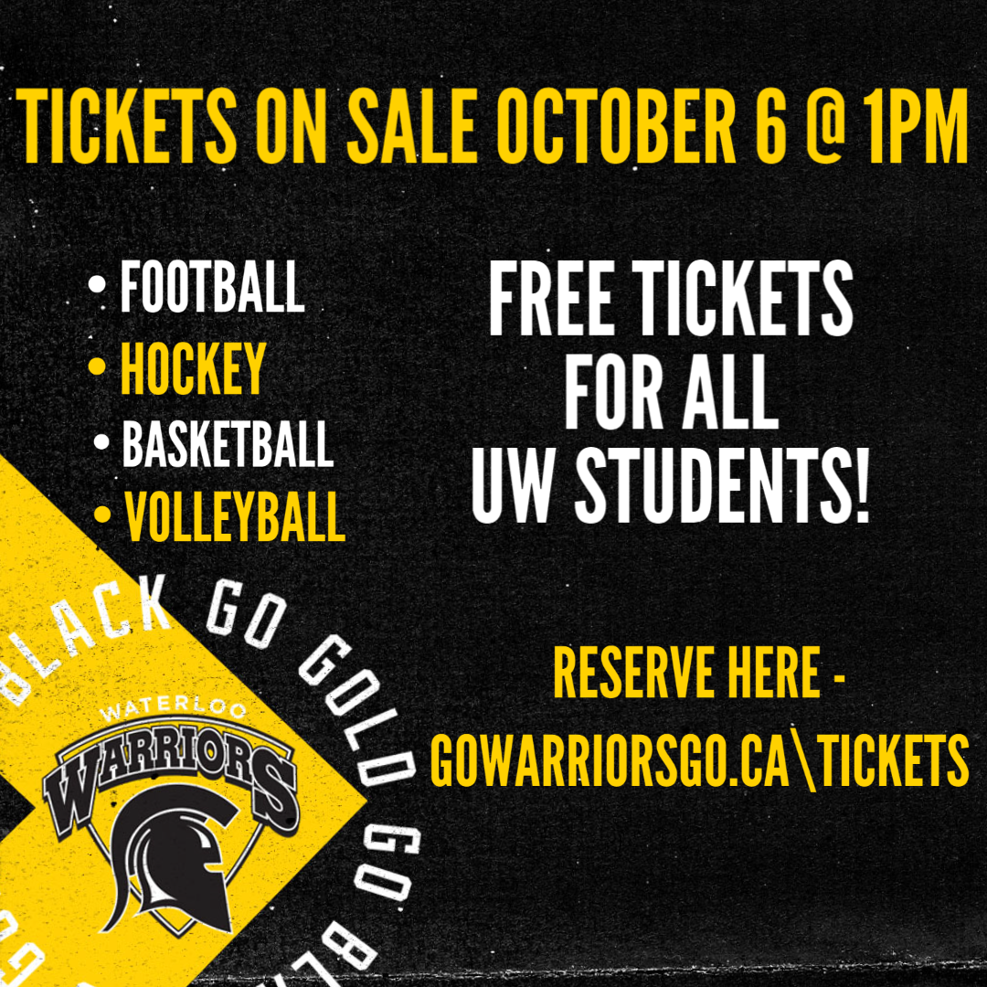 Tickets on Sale for Athletics events.