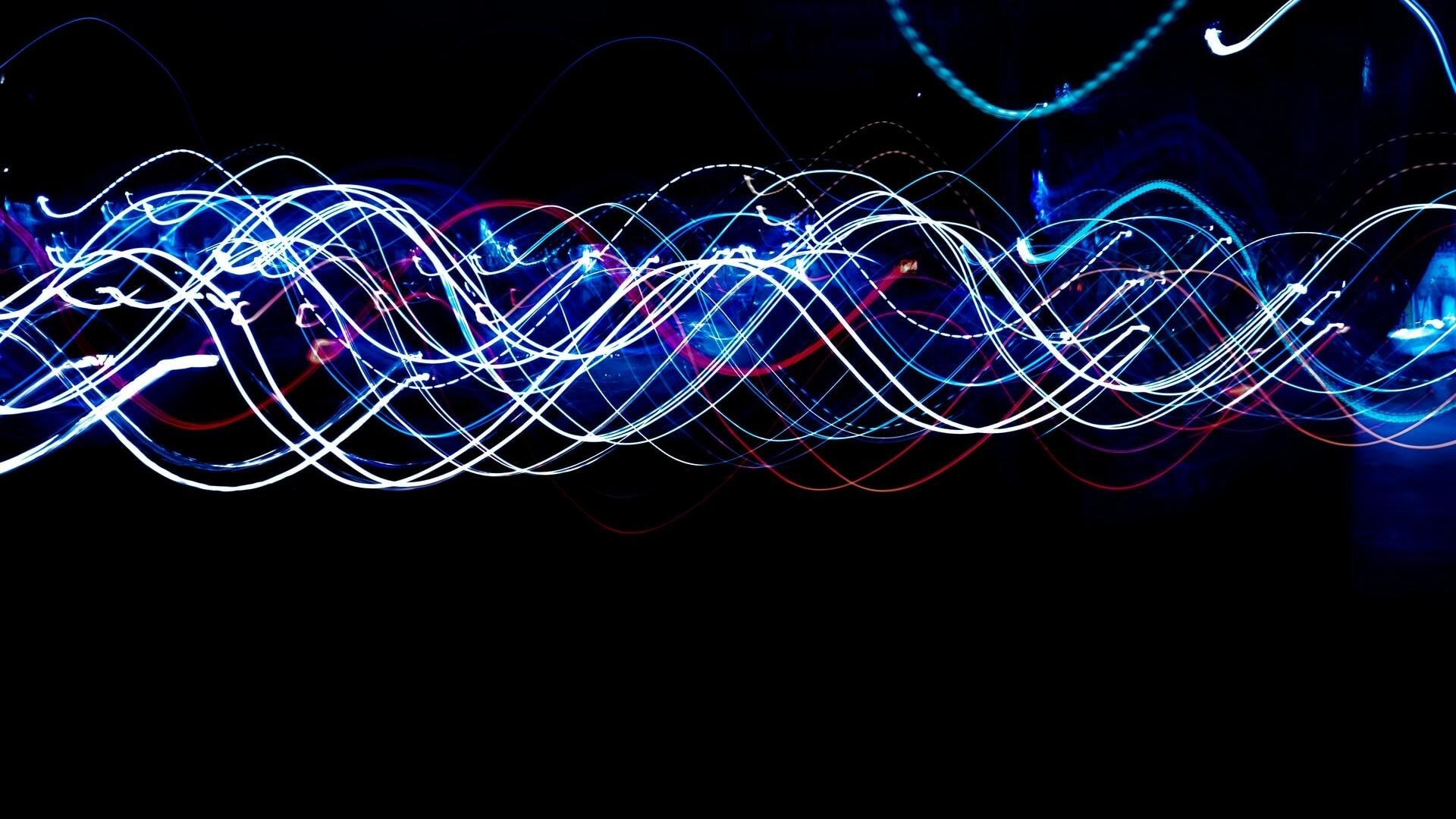 A stylized image of overlapping sine waves