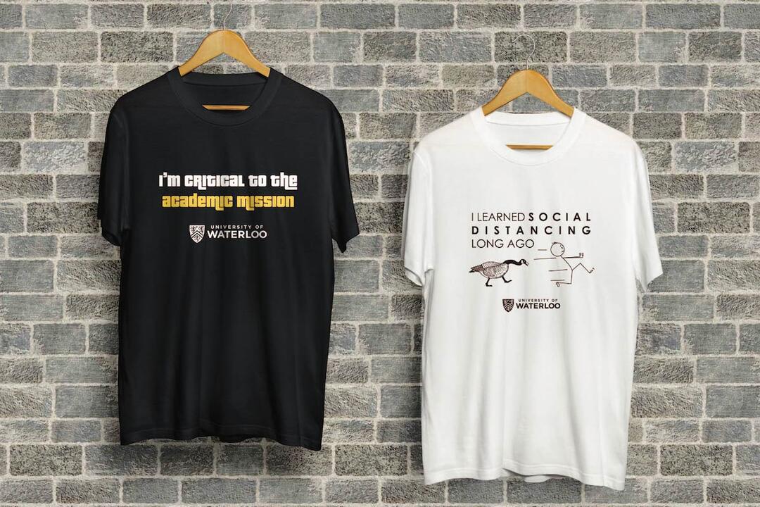 Two of the shirts sold at W Store.