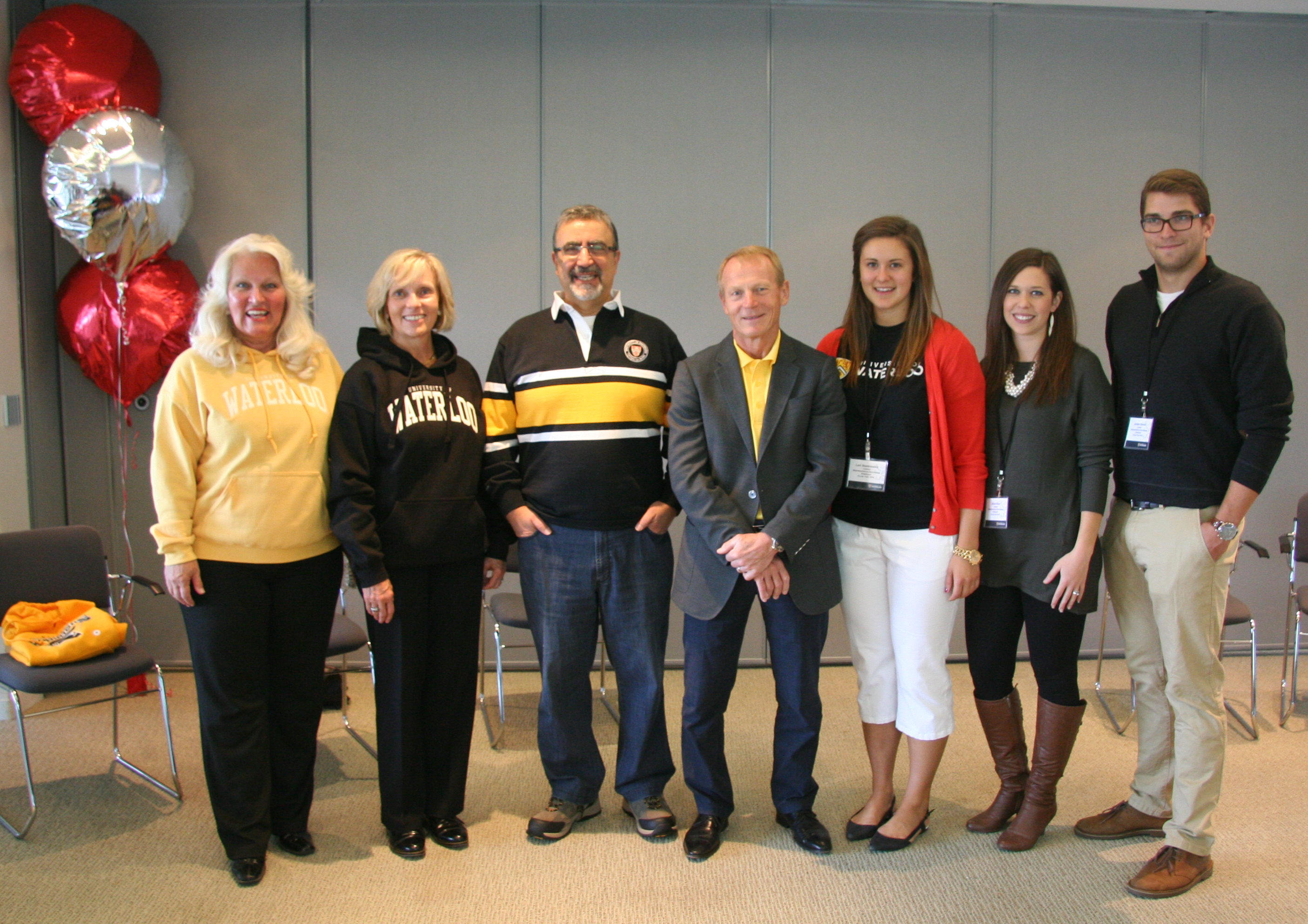 Bonnie Oberle, Mary Ellen Cullen, Feridun, Dr. Stephen R. Menich and previous co-op students.