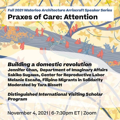 Arriscraft Lecture Series banner - Building a Domestic Revolution.