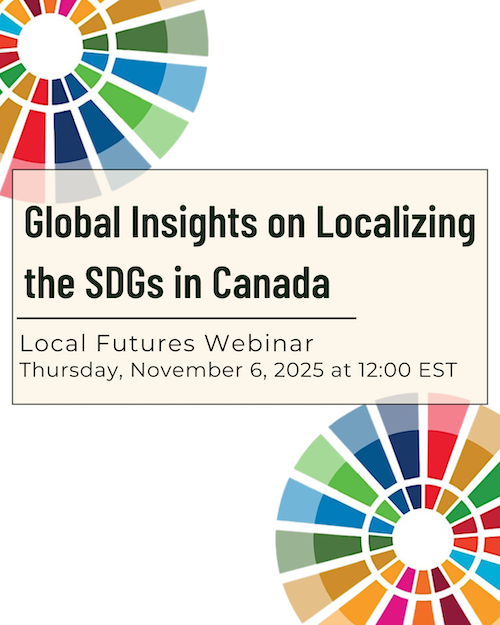 Global Insights on Localizing the SDGs in Canada graphic.