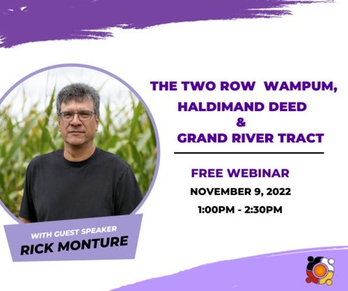 Rick Monture webinar event banner.