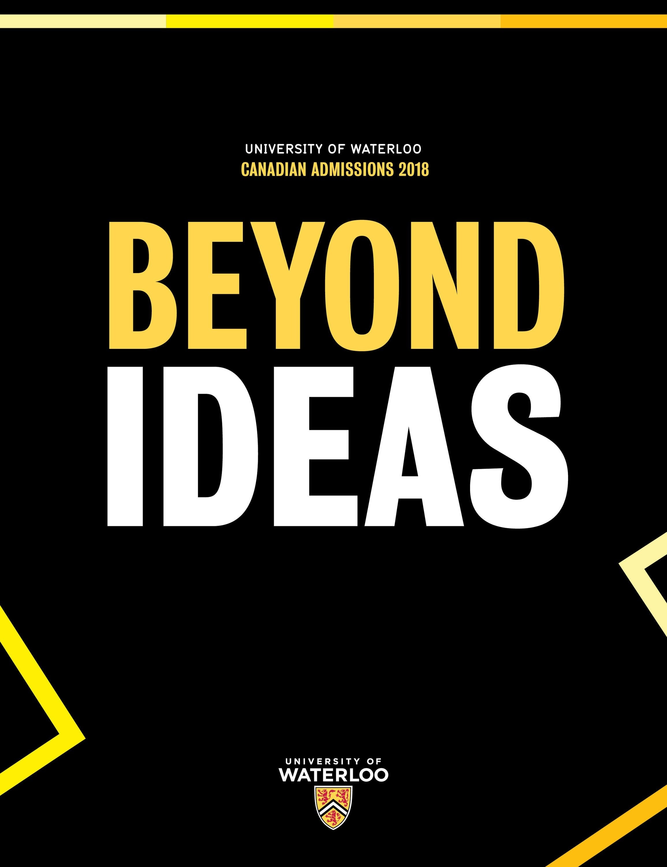 Beyond Ideas viewbook cover.