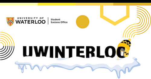 UWinterloo banner with icicles.