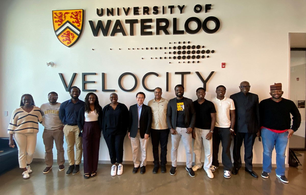 Members of the Lanterna Black Innovation Hub at Velocity.