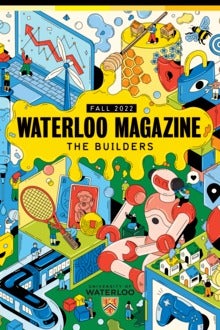 The front cover of the Fall 2022 Waterloo Magazine.