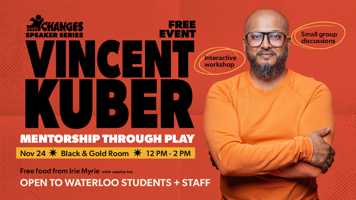 Vincent Kuber stands with his arms folded.