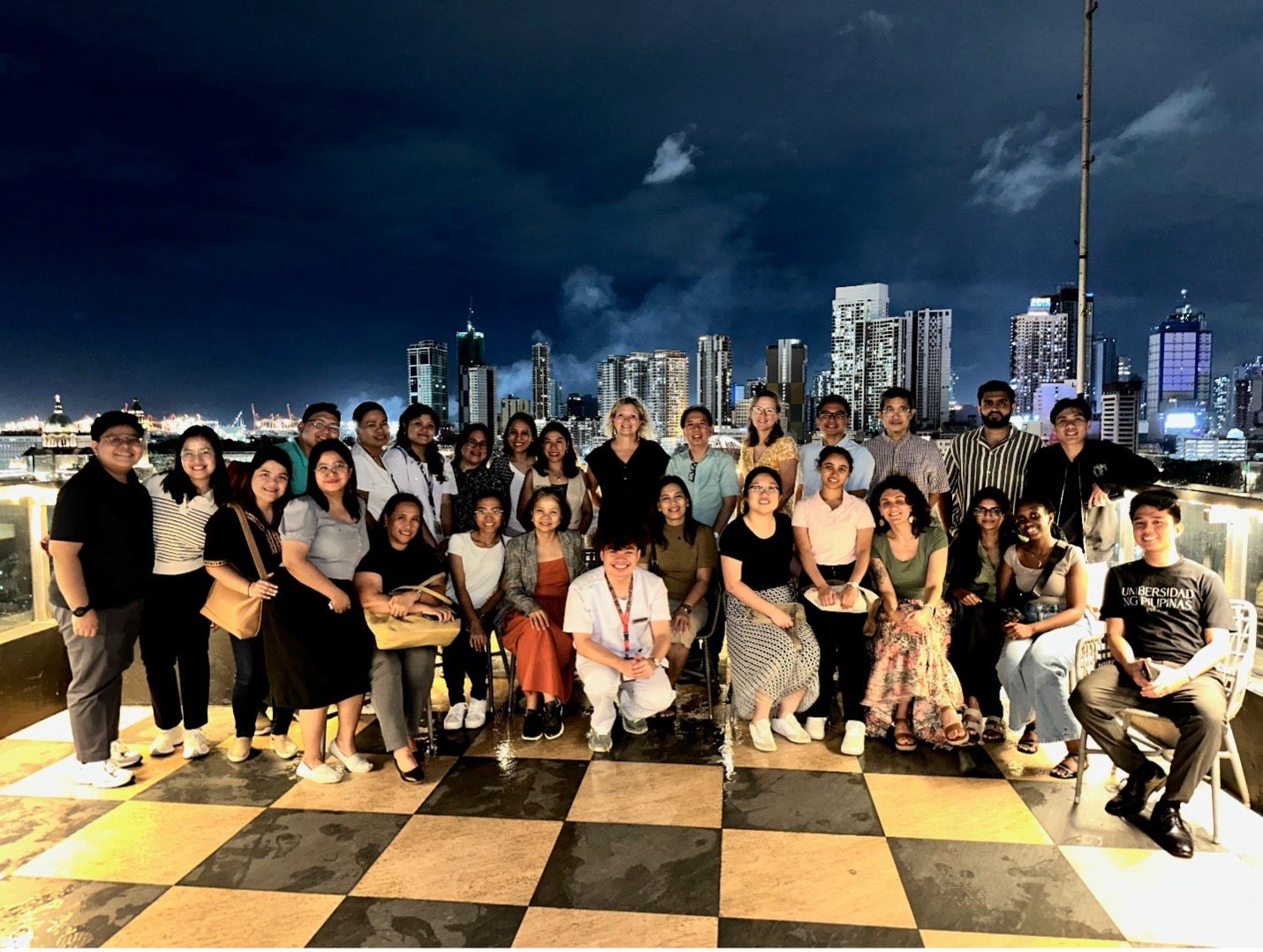 A Waterloo delegation with members of the University of the Philippines