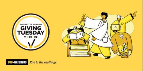 Giving Tuesday Banner showing that it is one week away.