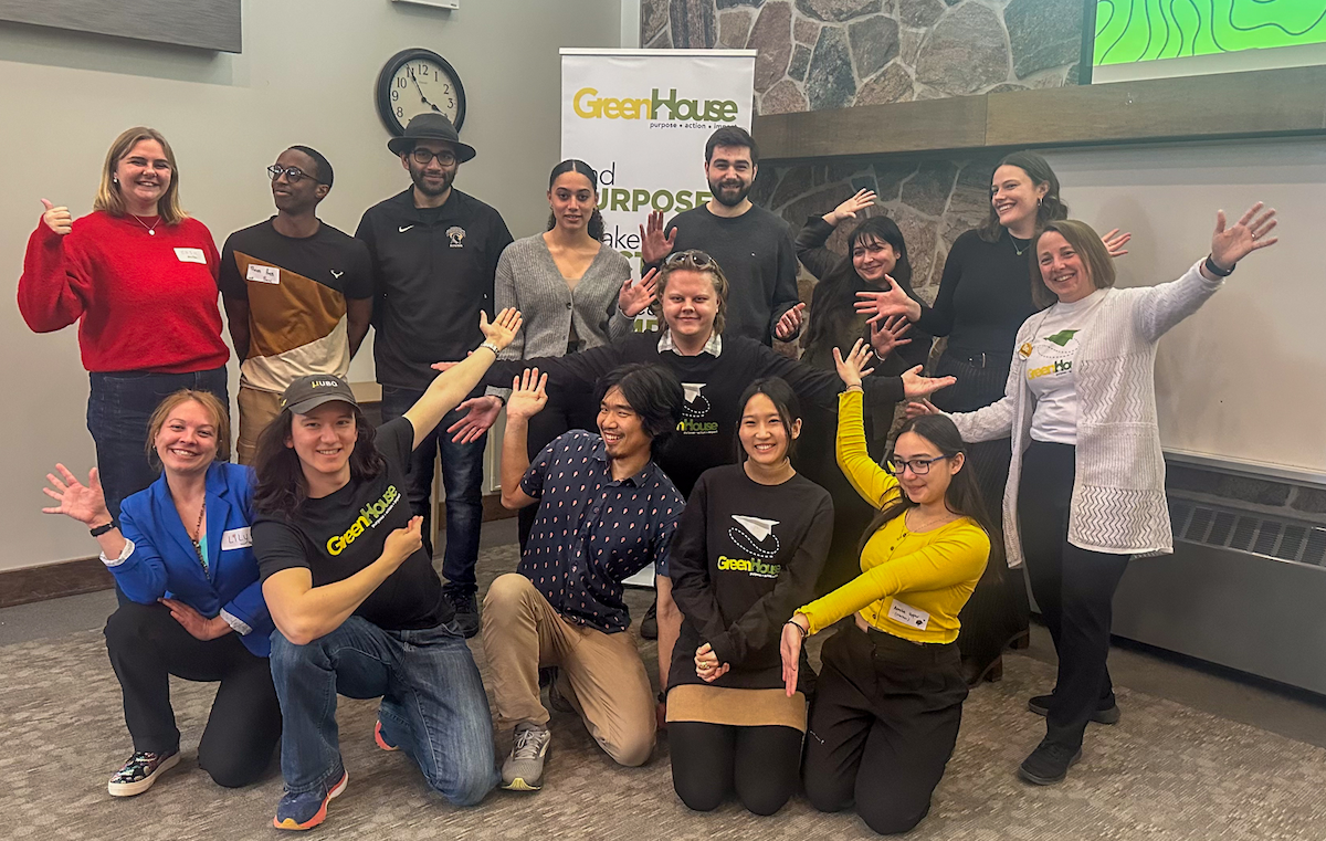 GreenHouse participants pose in a group at United College.