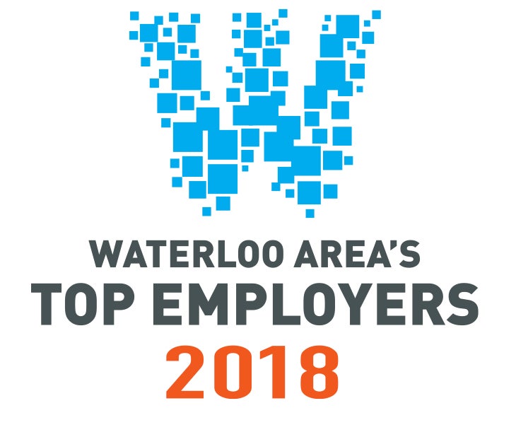 Waterloo Area's Top Employers 2018 logo.