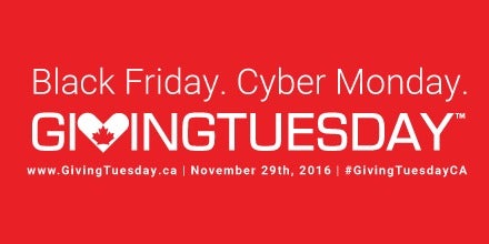 Black Friday. Cyber Monday. Giving Tuesday.