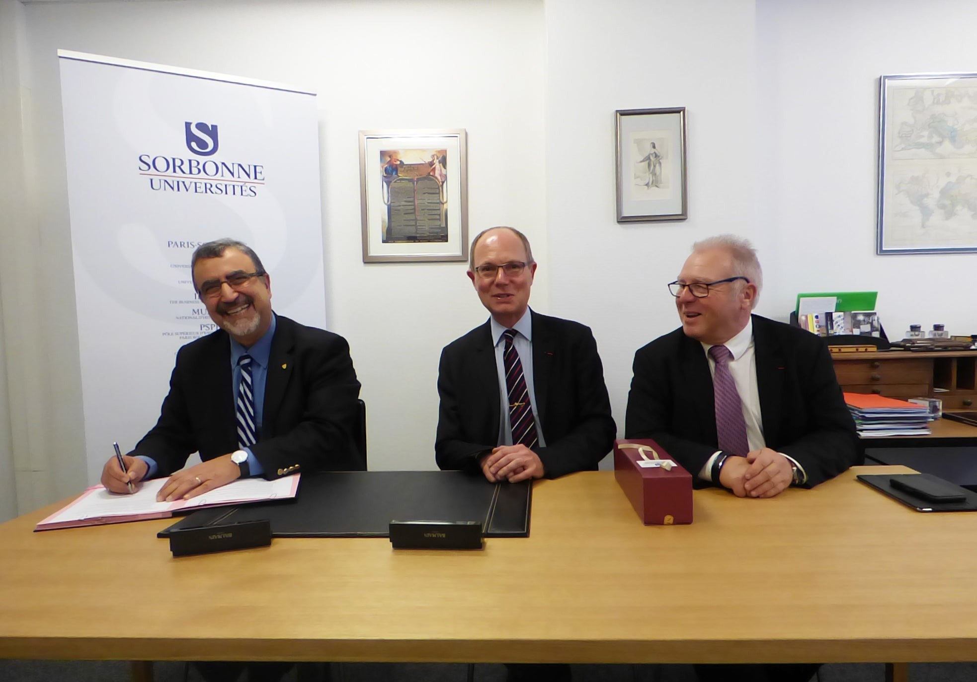 Feridun Hamdullahpur, Thierry Tuot, and Alain Storck.