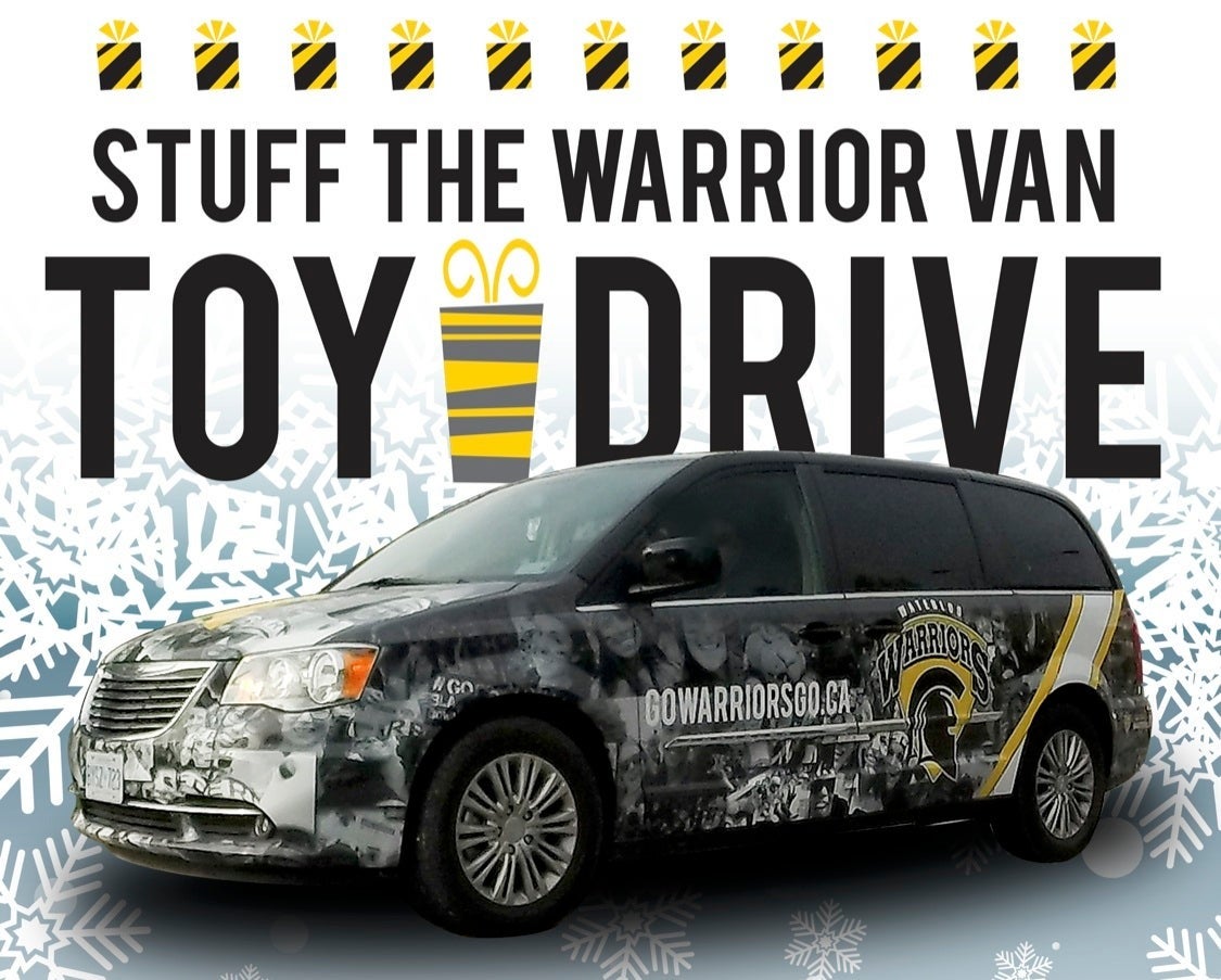 Stuff the Warrior Van Toy Drive image showing the van.