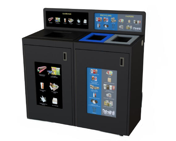 CleanRiver waste streams used throughout campus.