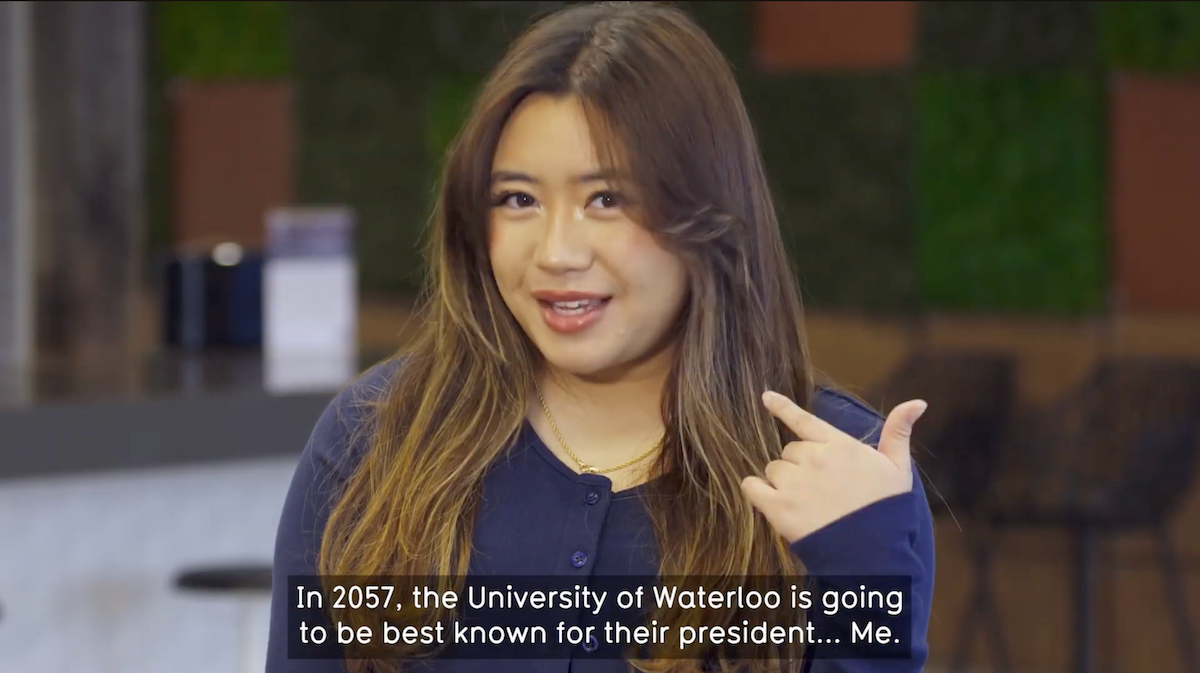 Jenna Madelyn Protacio predicts she'll be president in 2057.