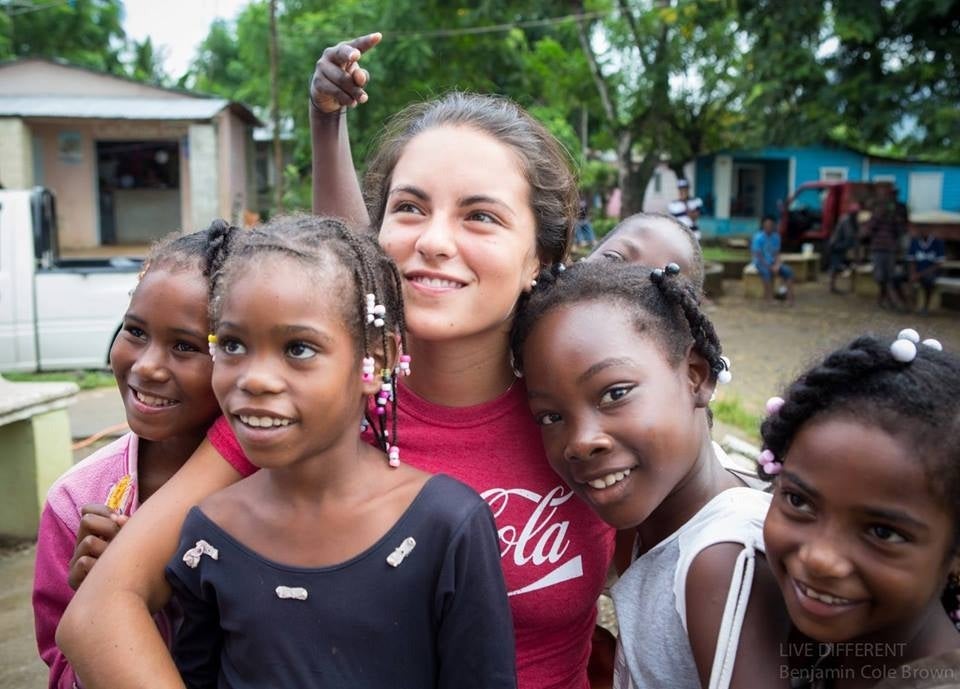 Alex Foto working for WorldVision