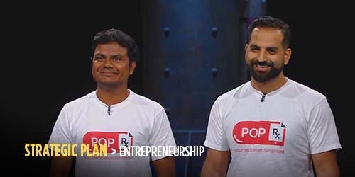 Founders of PopRx on Dragons Den