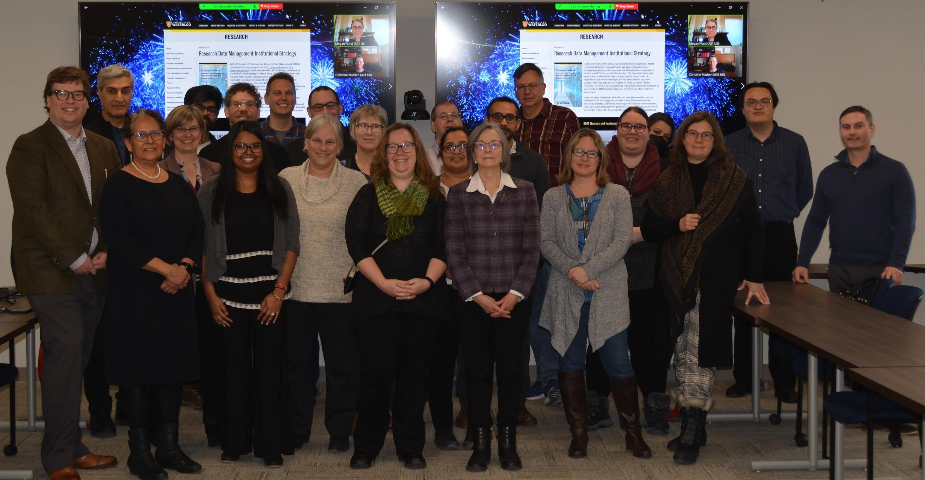 Celebration launch with attendees