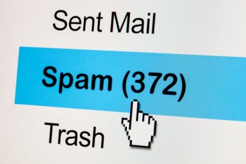 a image depicting spam email
