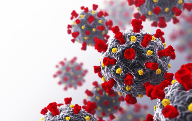 illustration of the SARS-Cov-2 virus