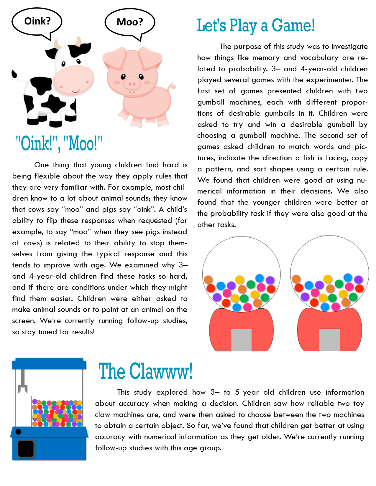 Third page of newsletter