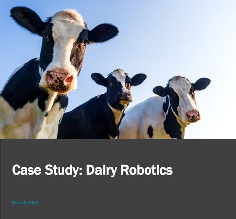 Dairy Robotics Case Study Image