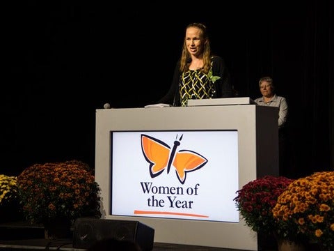 Bergsieker speech at Women of the Year event