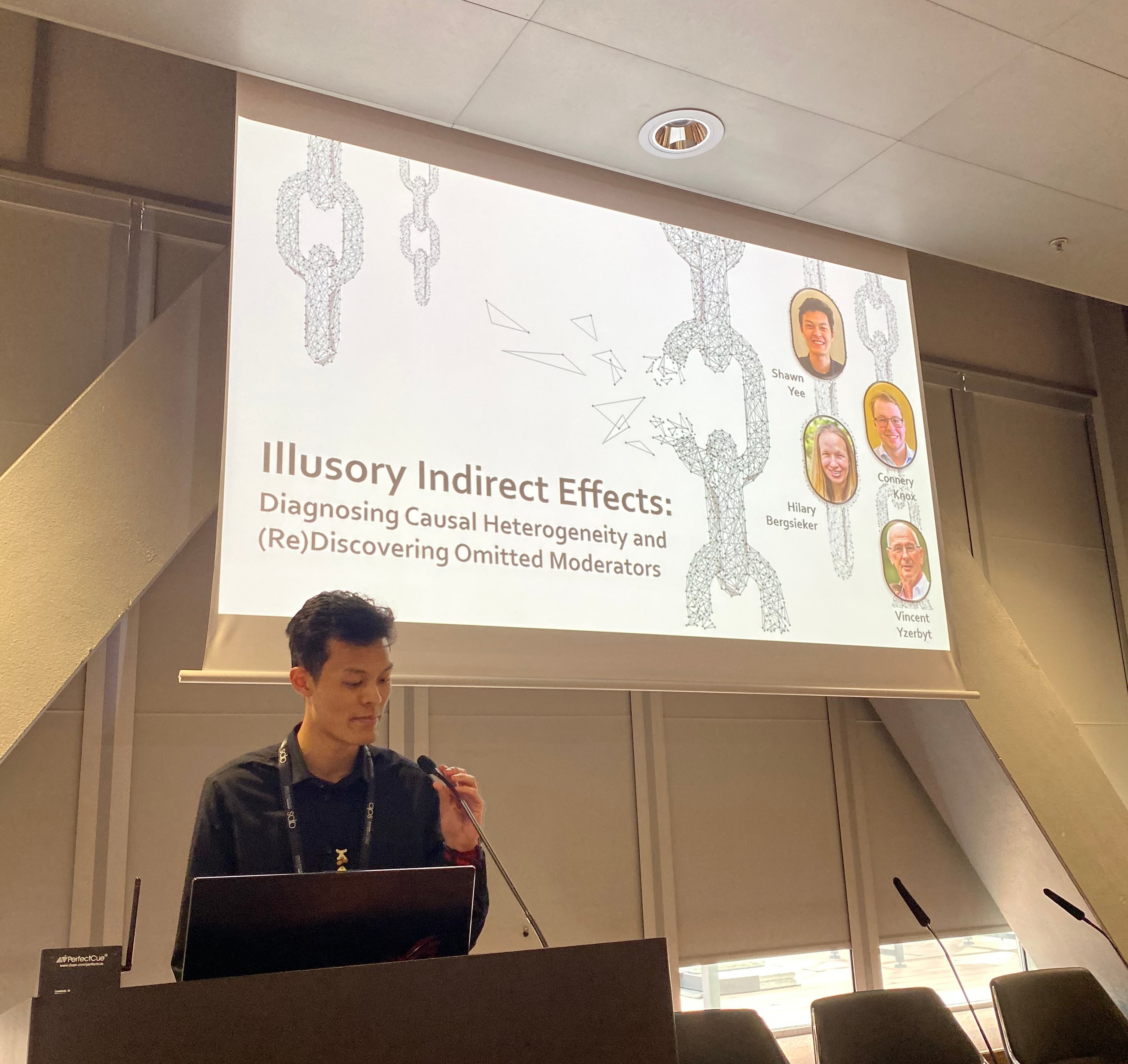 Shawn Yee presenting at APS 2026